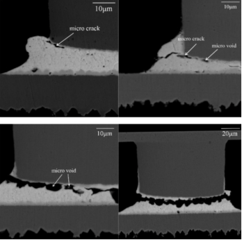 焊點(diǎn)斷裂演變