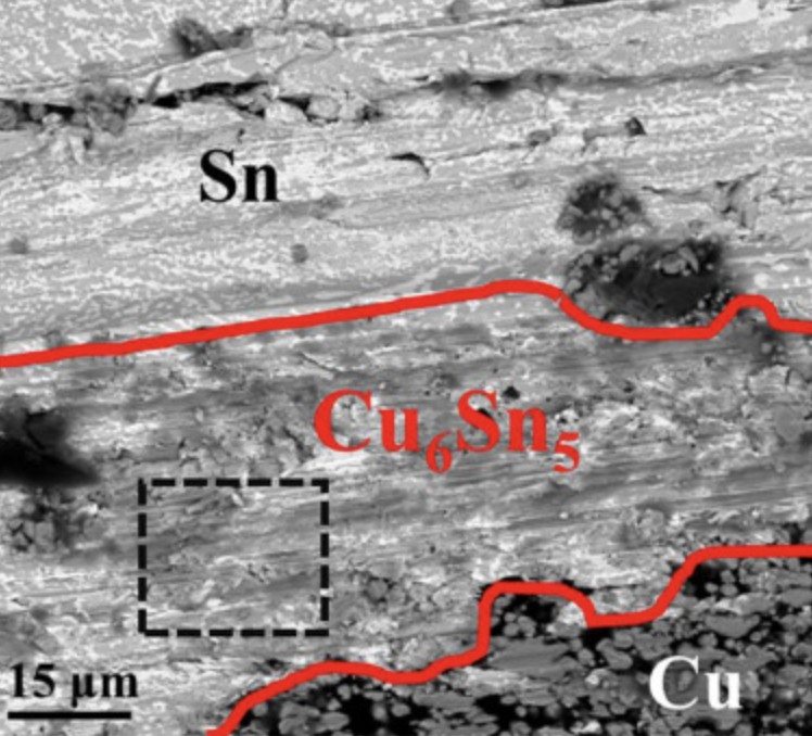 焊料與導(dǎo)電涂層界面處金屬間化合物 焊料與導(dǎo)電涂層界面處金屬間化合物